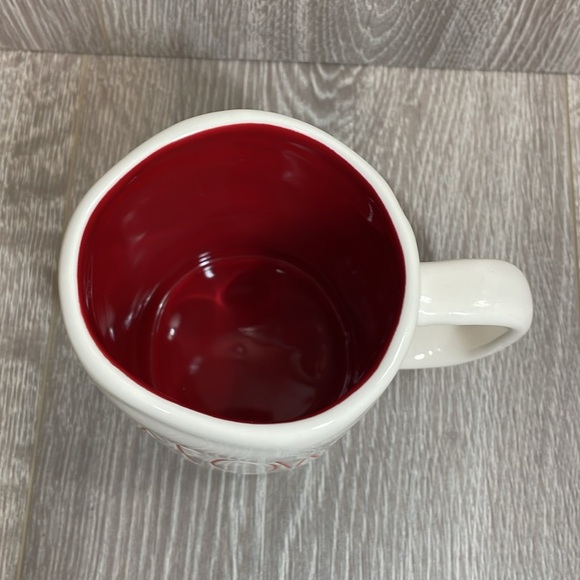 NWT Rae Dunn “MEOW” Ceramic Coffee Tea Mug Red - Picture 5 of 7